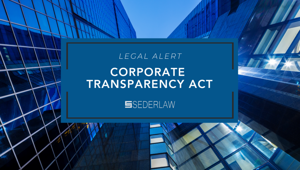 Corporate Transparency Act What to Know Seder & Chandler, LLP